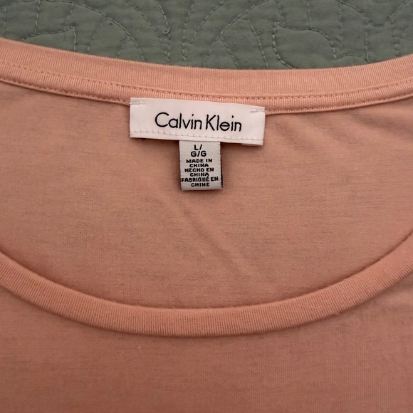 Mid-Sleeve Calvin Klein Blouse - Picture 1 of 3